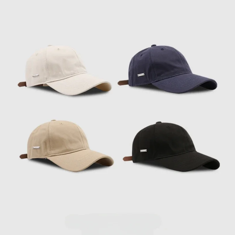 XXL Big Size Baseball Caps Solid Color Big Head Soft Cotton Extra Large Size Women's Low Profile Golf Hats OverSize Caps For Men