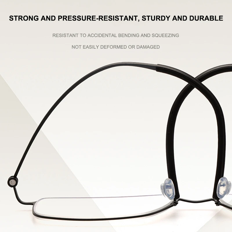 Luxury Thin-Rimmed Pure Titanium Glasses Frames Screwless Ultra-Lightweight Eyeglasses Men's Business Casual Spectacles