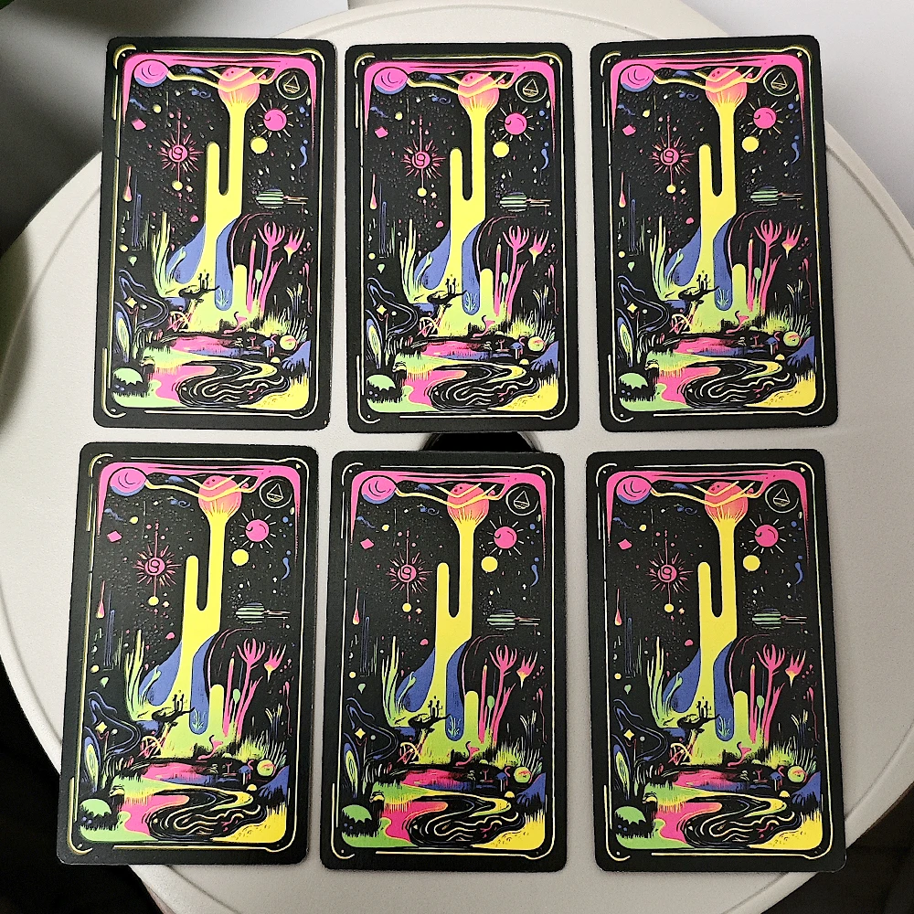 Phantom Tarot Deck Based on Rider Waite System 10.3*6cm 78 Colorful Tarot Cards