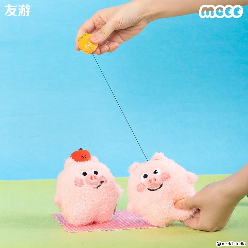 Chaveiro bonito porco rosa bacon boneca de pelúcia brinquedo mão fantoche mochila pingente macio brinquedo animal de pelúcia para todas as idades