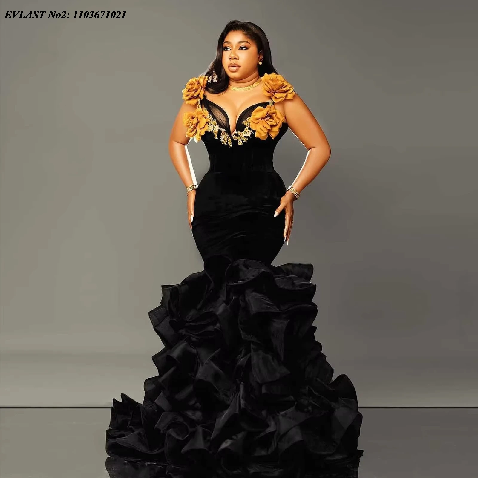 black and floral prom dress Dresses,Lace Prom Dress,Floral Prom Dress,Princess Prom Dre Colors can vary depending on the fabric Long Black Formal Dress with