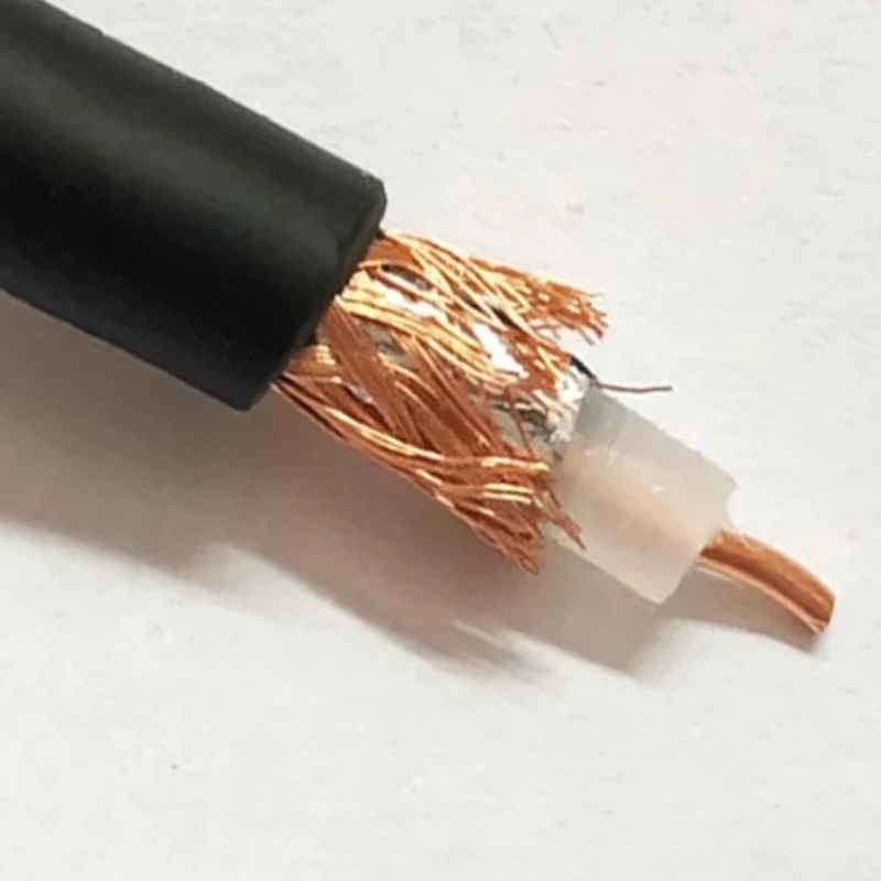 RG58 50-3 TNC to TNC Cable TNC Male to Male RG58 Coaxial Pigtail 50 Ohm for Antenna 50cm To 1/2/3/5/10m
