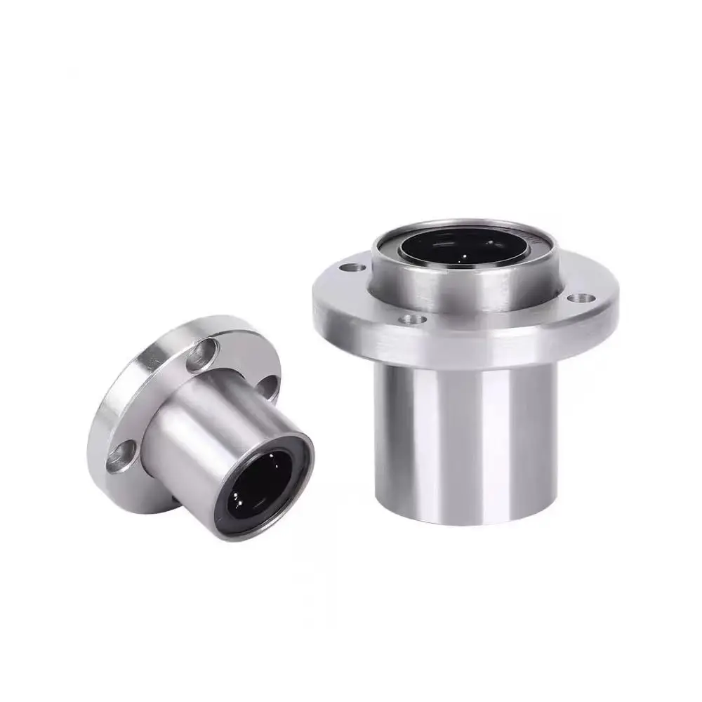Extended Guide Circular Flange Linear Bearing LMFP6/8/10/12/13/16/20/25/30/35/40LUU Bearing LMFP6/8/10/12/13/16/20/25/30/35/40UU
