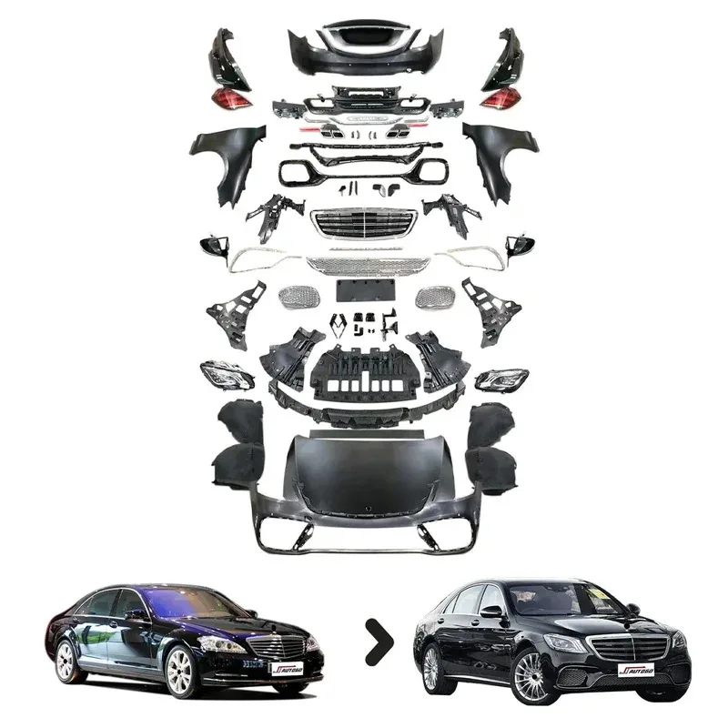 

Latest New Design S-Class W221 2007 2008 2009 2010 2011 2012 2013 Update to Racing W222 S65 Style