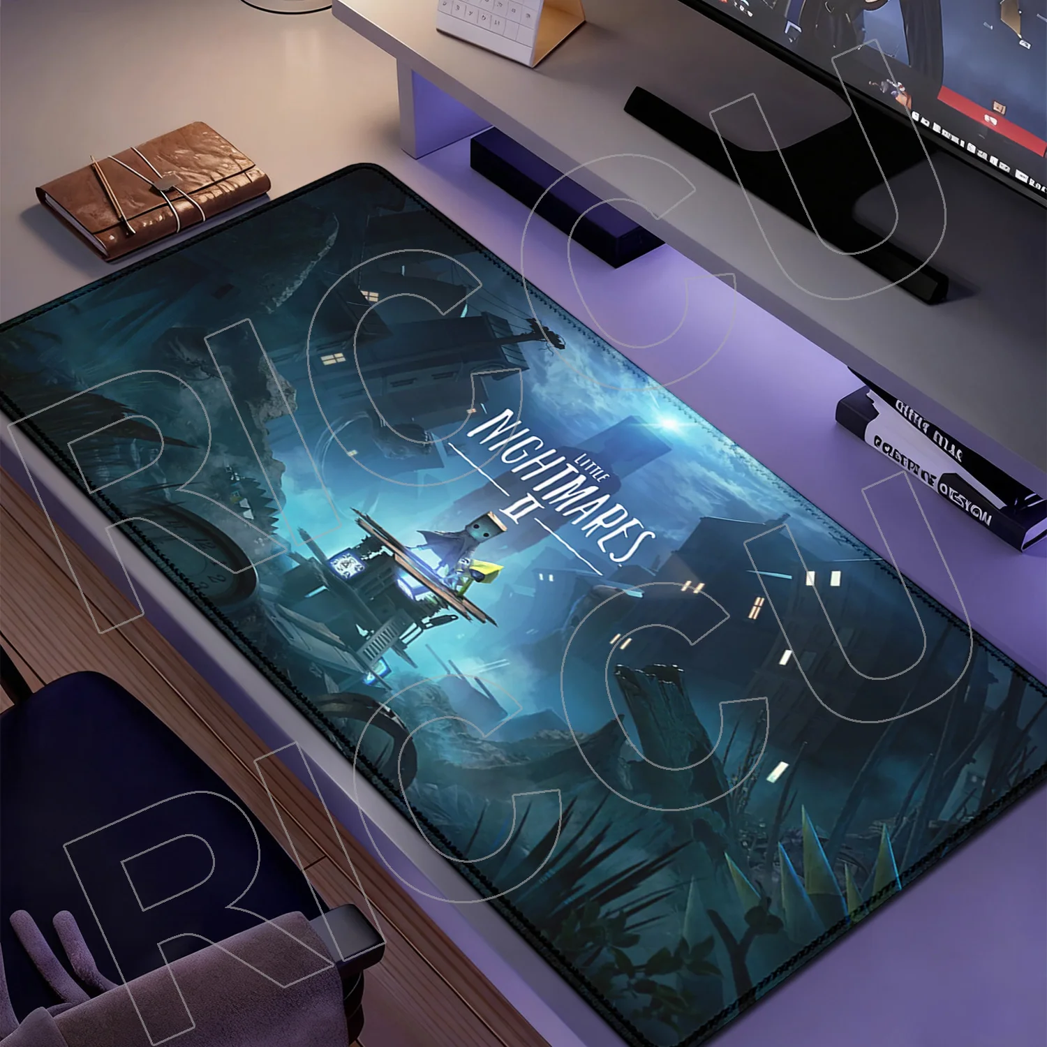 

PC Accessories Little N-Nightmares Game Mouse Pad XXL 90x40cm Desk Mat Large Esports Non-slip Anti-fray Keyboard Office Rubber