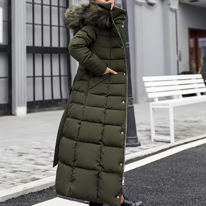 

Winter Clothes Women's Fur Parkas Quilted Jackets for Women Thicken Warm Long Coat Jacket Clothing Hooded Autumn Outerwear