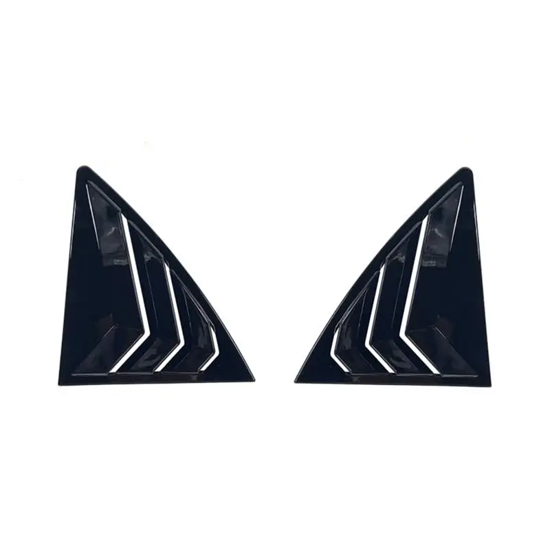 

For Toyota Corolla 2009-2013 Car Rear Louver Window Side Shutter Cover Trim Sticker Vent Scoop Accessories-X59A