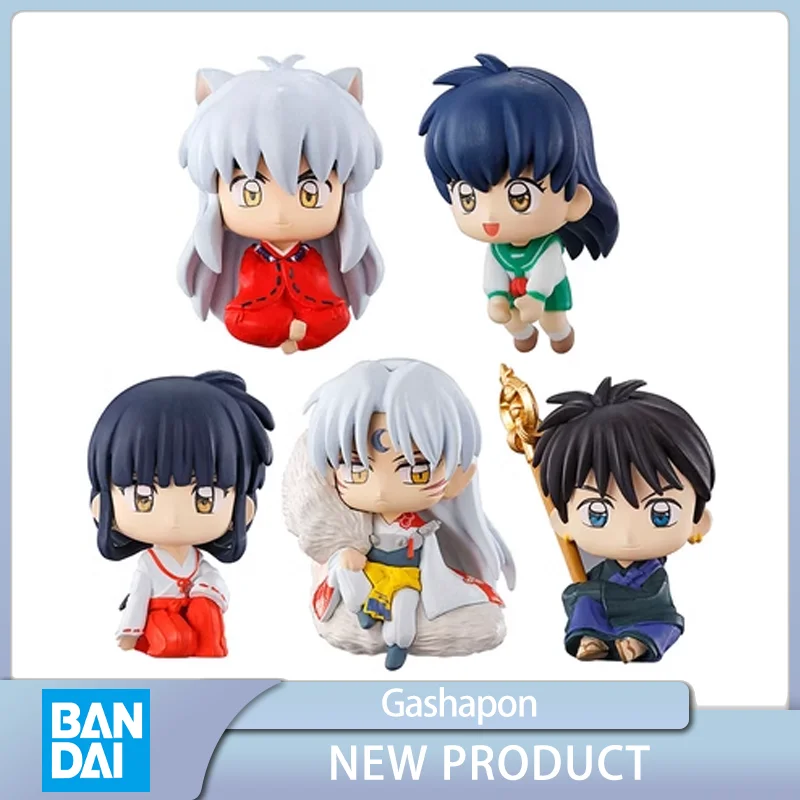 

BANDAI Inuyasha Gashapon Sesshoumaru Kikyō Higurashi Kagome Doll Pendant Collectible Toys Kids Gifts