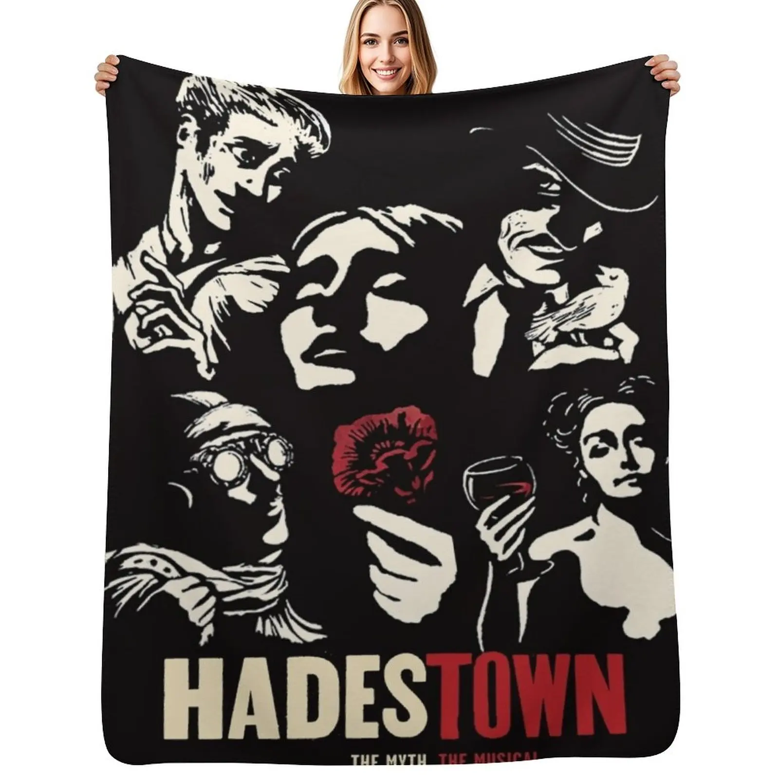 Hadestown Throw Blanket Easy Care Comfortable Blanket for Couch