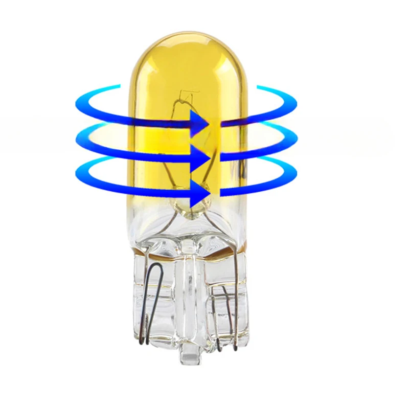 Newest W5W T10 Car Light Glass Canbus Auto Automobiles License Plate Lamp Dome Read DRL Bulb Style 12V