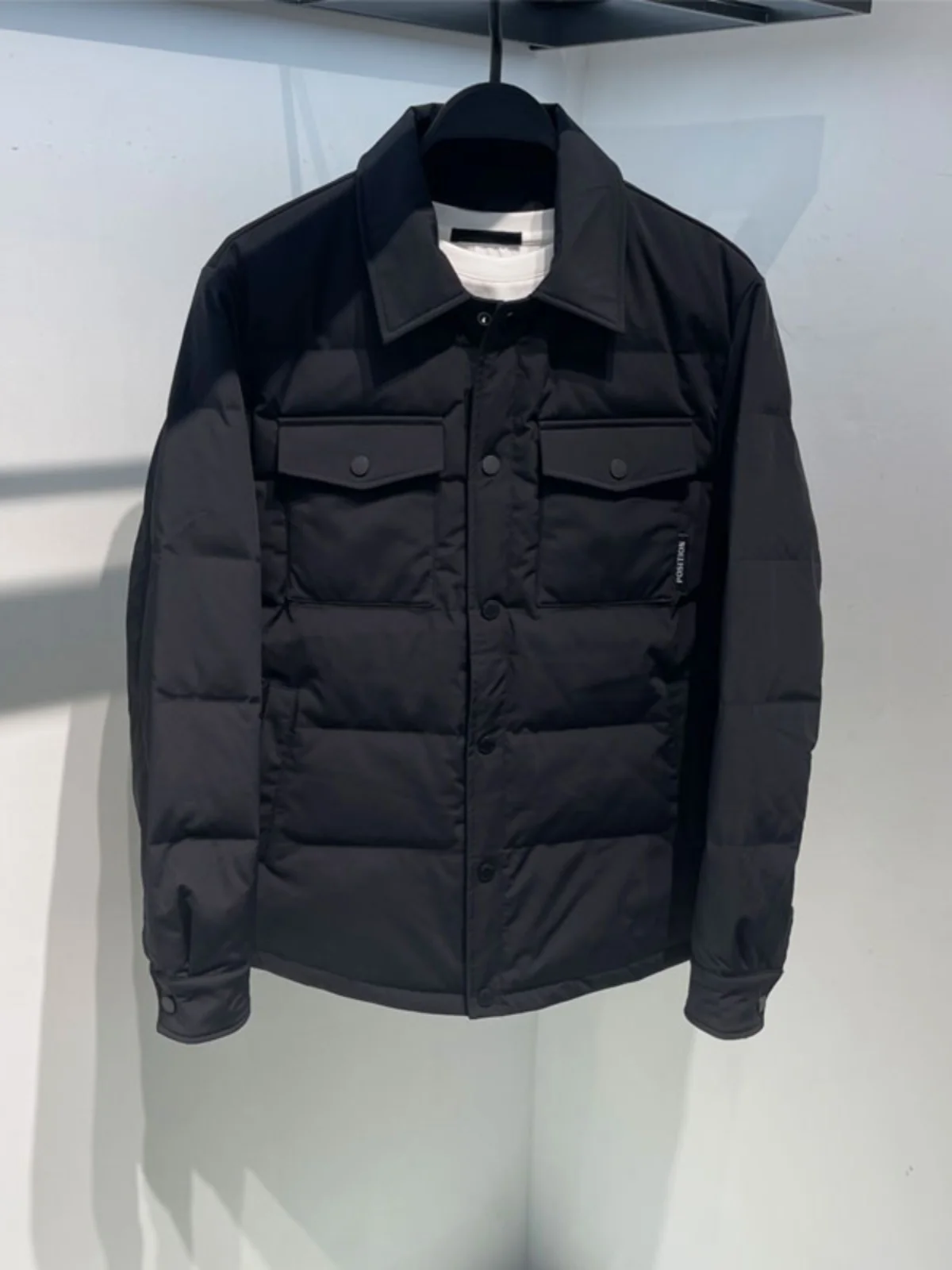 

Мужская модная повседневная рабочая куртка G-Home из легкого пуха, трендовая, универсальная, из ткани с покрытием, не требующей глажки