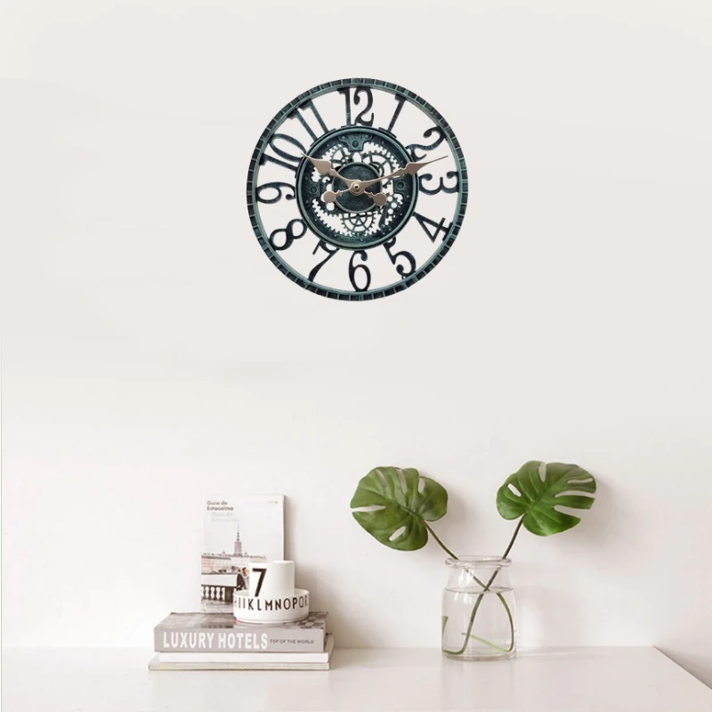 Hot Selling Waterproof Outdoor Wall Clock in Minimalist Style for Living Room and Garden, Great for Home Decor