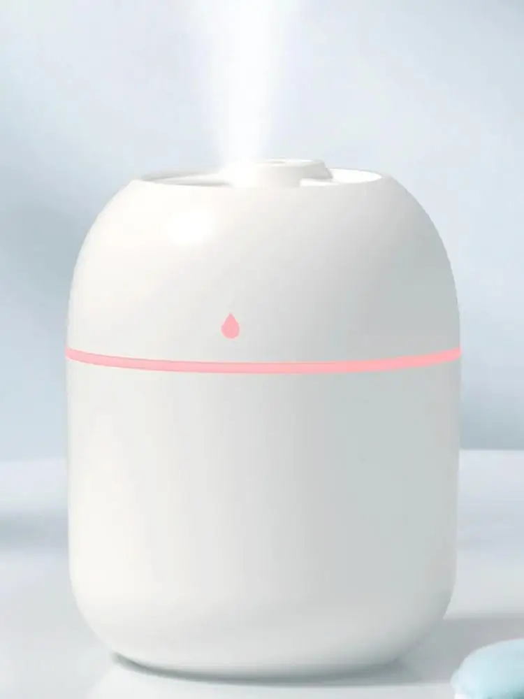 220ml Draagbare USB Ultrasone Mini Luchtbevochtiger Essentiële Olieverdamper Auto Luchtreiniger Aroma Anion Mist Maker - afbeelding 2