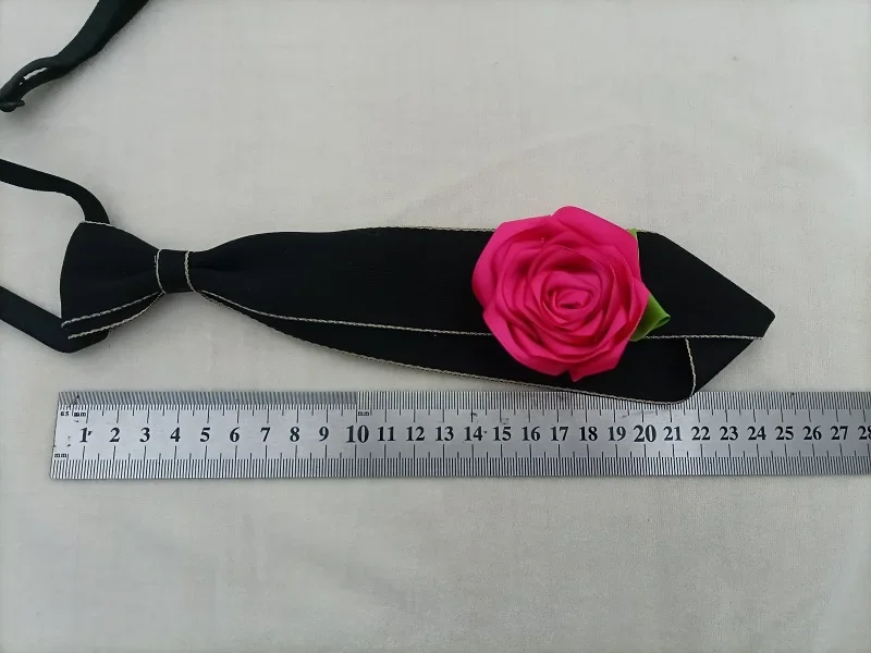 Original Formal Suit Tie Bow New Retro Rose Korean Male and Female College Style Shirt Accessories Tie Fashion Handmade Gift