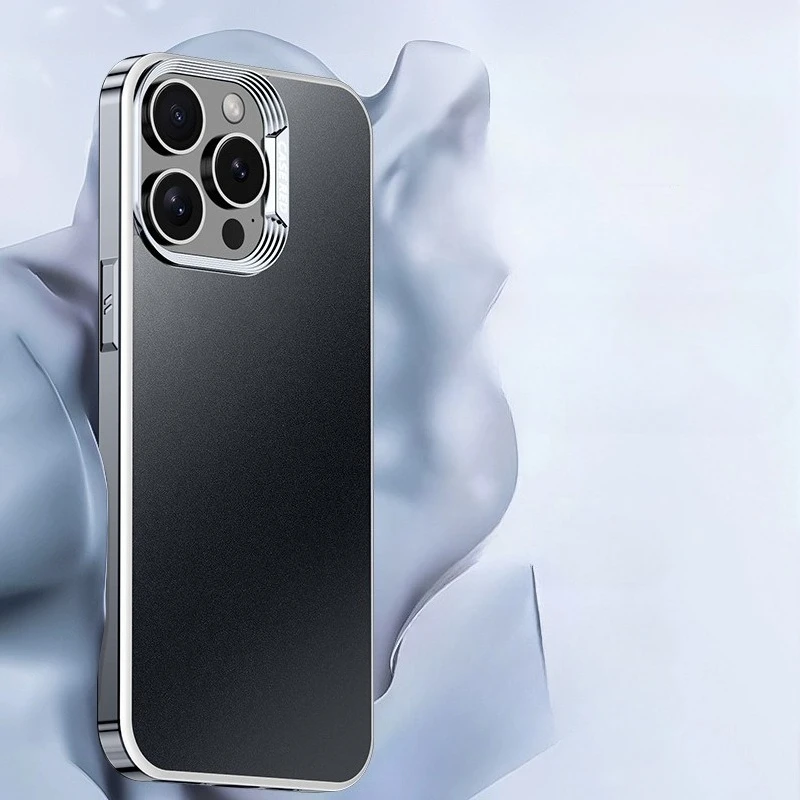 

Quality Oriented Electroplated Frosted Rotating Bracket Phone Anti Drop Protective Case Suitable for IPhone 15 16 Full Series