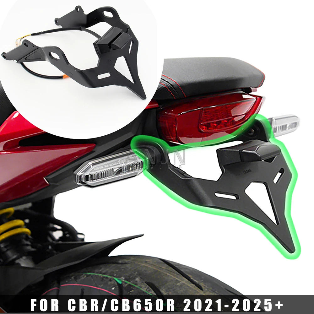 

Tail Tidy For Honda CBR650R CB650R 2021-2024 Fender Eliminator Kit CBR 650R CB650 License Plate Holder Tail Light Bracket Tidy