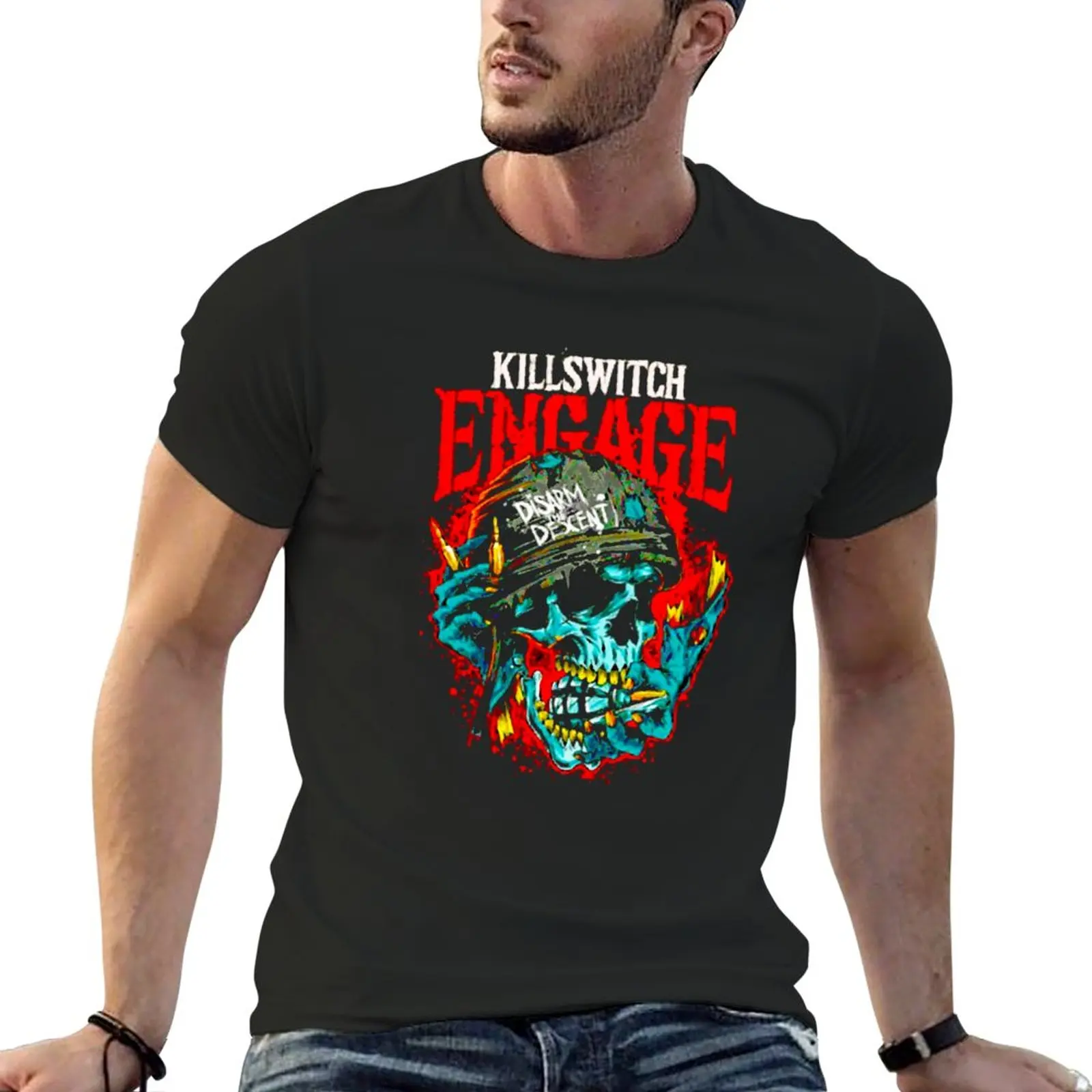 Killswitch Engage T-Shirt summer tops tees anime mens white t shirts