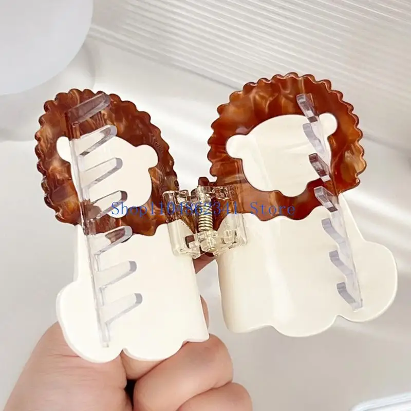 5asd Cartoon Duck Hair Clip Claw Acetate Barrettes for Women Practical Hold for Curly Hair Great for Outdoor Activities