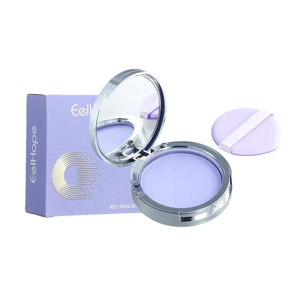 Oil Control Face Powder 10g Long-Lasting Cosmetic With Mini Powder Puff For Girls women O2C7