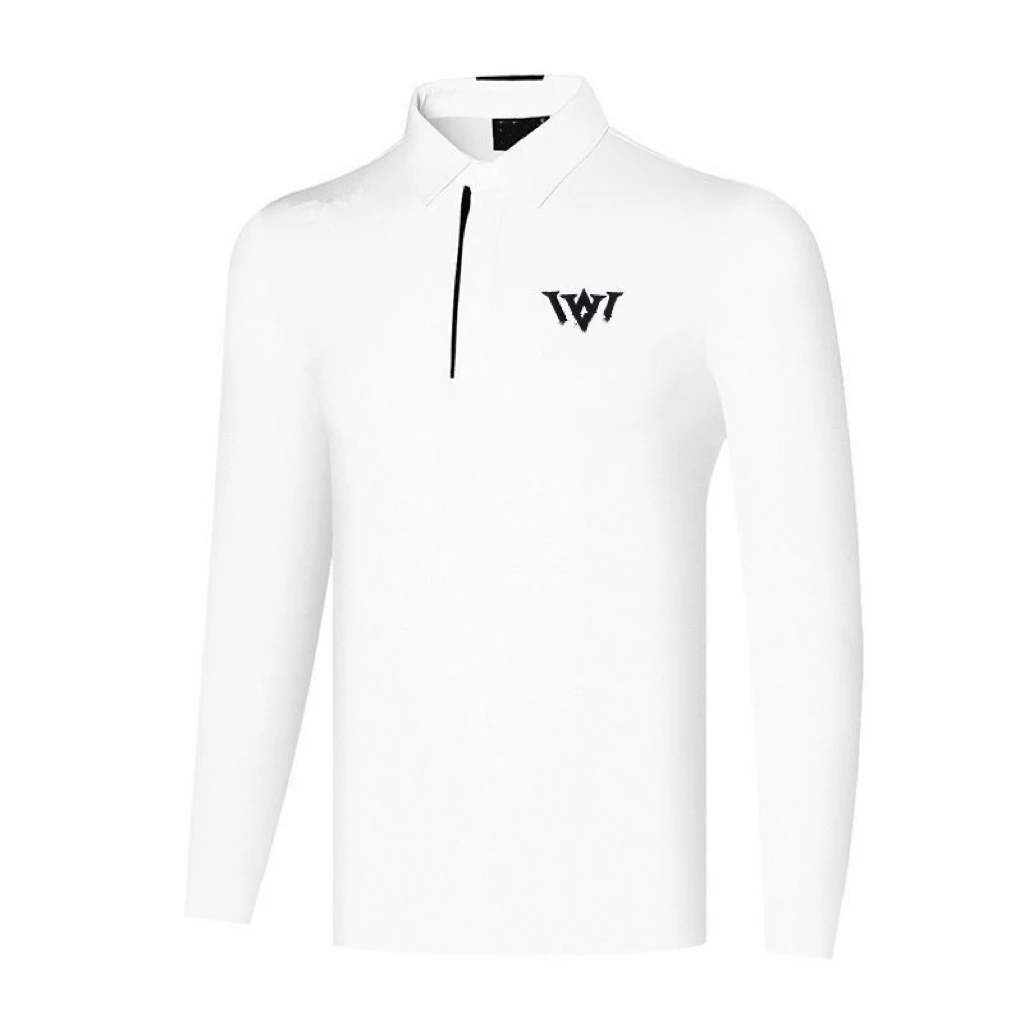 

New Autumn And Winter Golf Long Sleeved Clothing Men's Breathable Quick Drying Polo Shirt Fashionable Outdoor Sports Golf Top