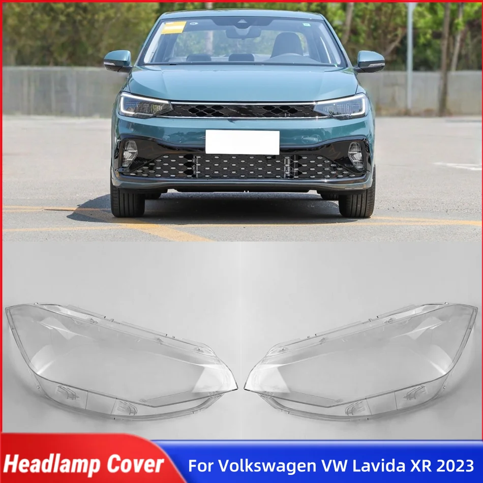 

Для Volkswagen VW Lavida XR 2023, аксессуары, автомобильные абажуры, колпачки для фар, передняя фара автомобиля, крышка объектива, оболочка