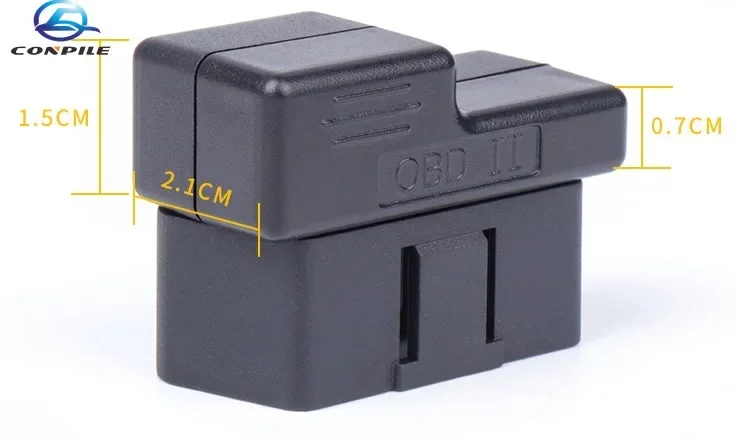 1pc 12V Car male OBD2 16pin connector pin male OBD plug mini shell J1962M cover automotive diagnostic