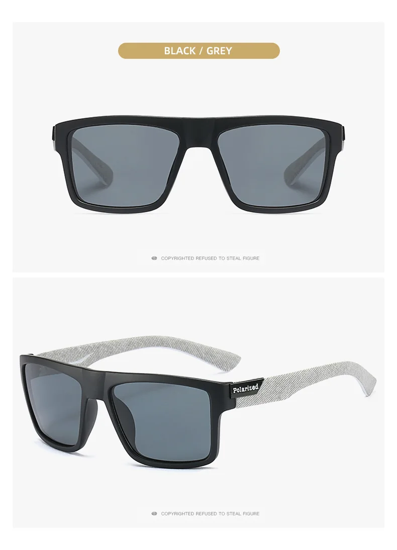 Marke polarisierte Angeln Laufen Männer Sonnenbrille UV400 HD Vision Radfahren wind dichte Mode Brille Tac Linse Vintage-Stil UV400 – Detail 6