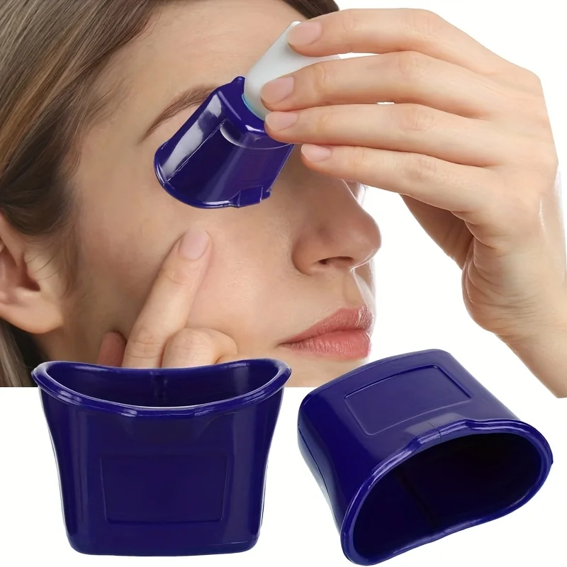 Eye Drop Guide Adapter - Reusable Silicone Dispenser with Ergonomic Grip | Fits 99% Standard Eye Drops Bottles - Prevents Waste