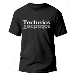 Technics T Shirt Dj Turntable Music House Techno Electronic Hip Hop New Hot Summer T-Shirt Fashion Casual Street DJ Music Tees
