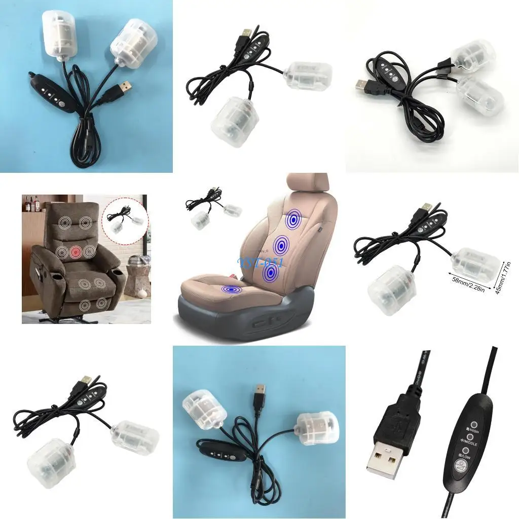 

E15A Modifiable Speed Massage Motor USB Propelled For Pillows Rugs And Body Rest