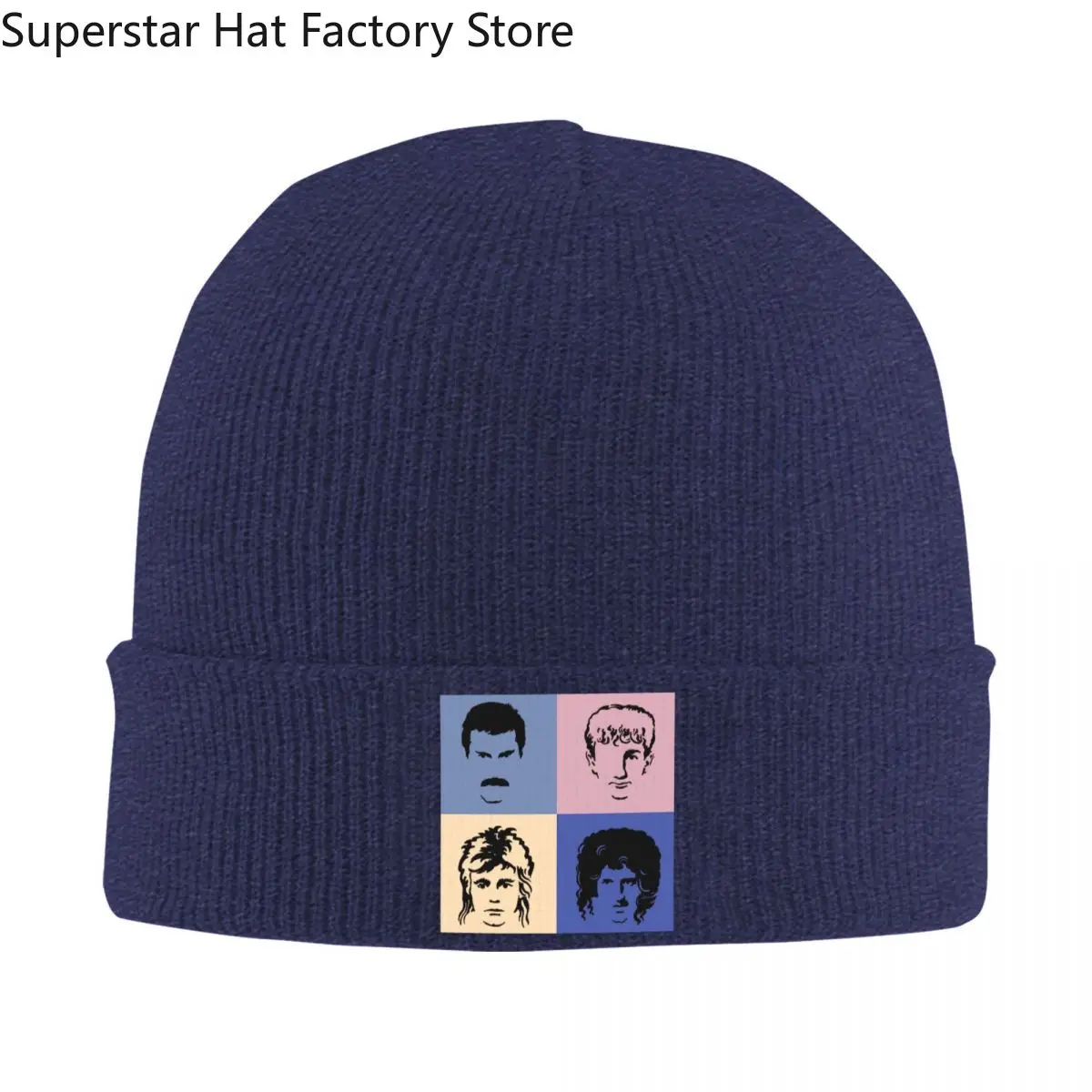 Queens Hat Autumn Winter Beanies Fashion Freddies Mercurys Band Cap Men Women Knitted Hat