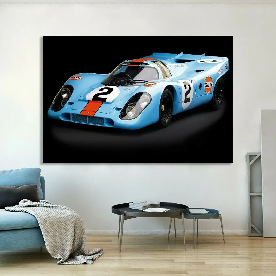 1970  917K Super Sports Car Posters Wall Art Decorative Printed Pictures Canvas Paintings for Living Room Home Decor