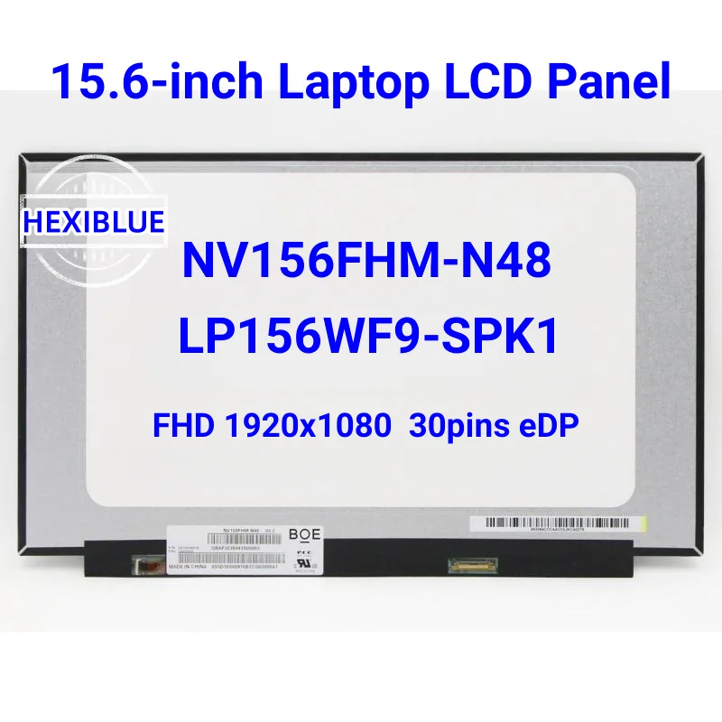 

15 6 Slim 30 Pin Laptop Screen NV156FHM N48 B156HAN02.1 N156HCA-EAB LP156WFC SPD1 1920*1080 FHD IPS