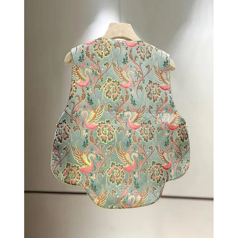 Women's Vest Women's Jackets New Embroidered Vest Wearing Summer Chinese Joker National Style National Style Summer Women's Coat