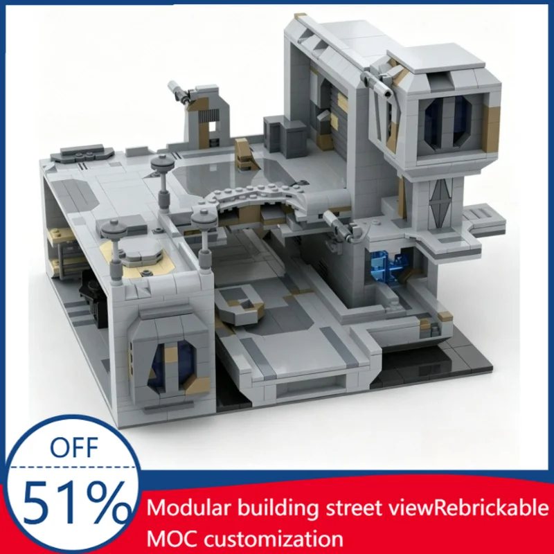 

NEW 1606Pcs MOC Wars Series Liberation Of Mandalore Modular Diorama Building Blocks Children Assembly Educational Birthday Gift