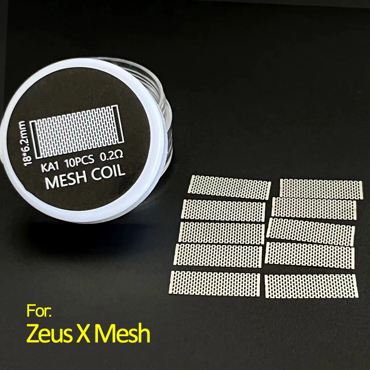 10Pcs Mesh Resistance Wire A1/Ni80 0.13/0.17/0.19/0.2Ohm Heating Wire Coil for Profile ZEUS ZX II/X Mesh Furniture Fitting