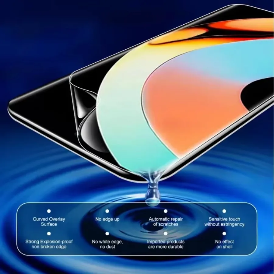 4in1 Hydrogel Film For Realme 13 12 11 Pro Camera Soft Protective Films For Realme 12 11 10 Pro Plus Screen Protectors