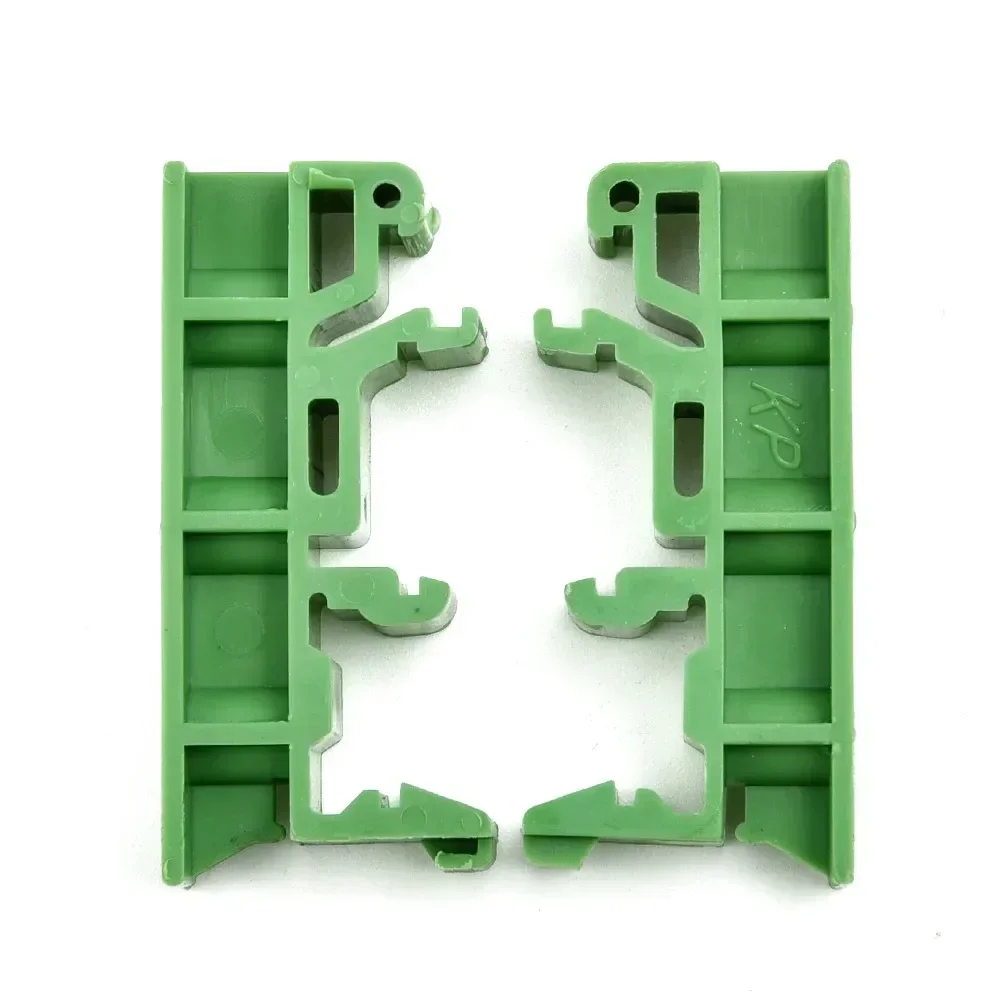 10 Uds DRG-01 PCB DIN 35 adaptador de carril placa de circuito soporte de montaje multiherramientas accesorios de plástico