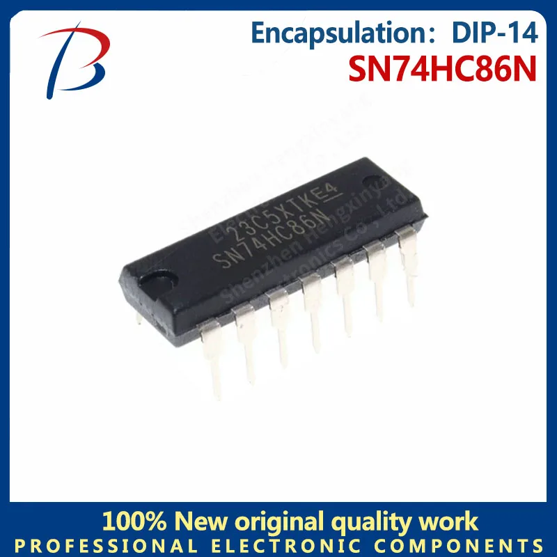 10PCS in-line SN74HC86N package DIP-14 2 Input four-XOR gate logic chip