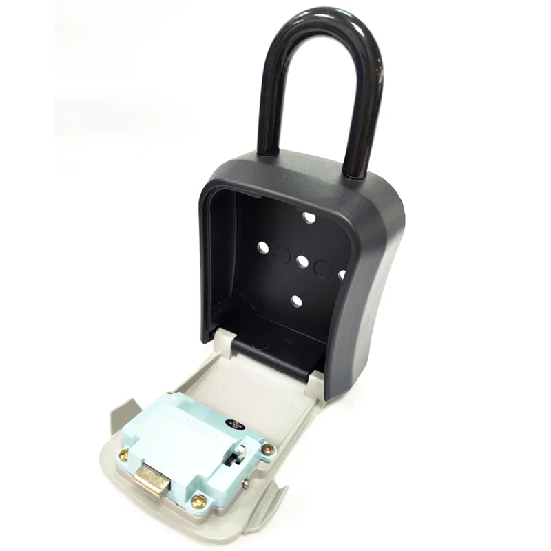 Lock Box, Key Lock Box Wall Mounted Portable Combination Lock Box, Outdoor Key Security Lock Box, Apartment Key Storage Durable