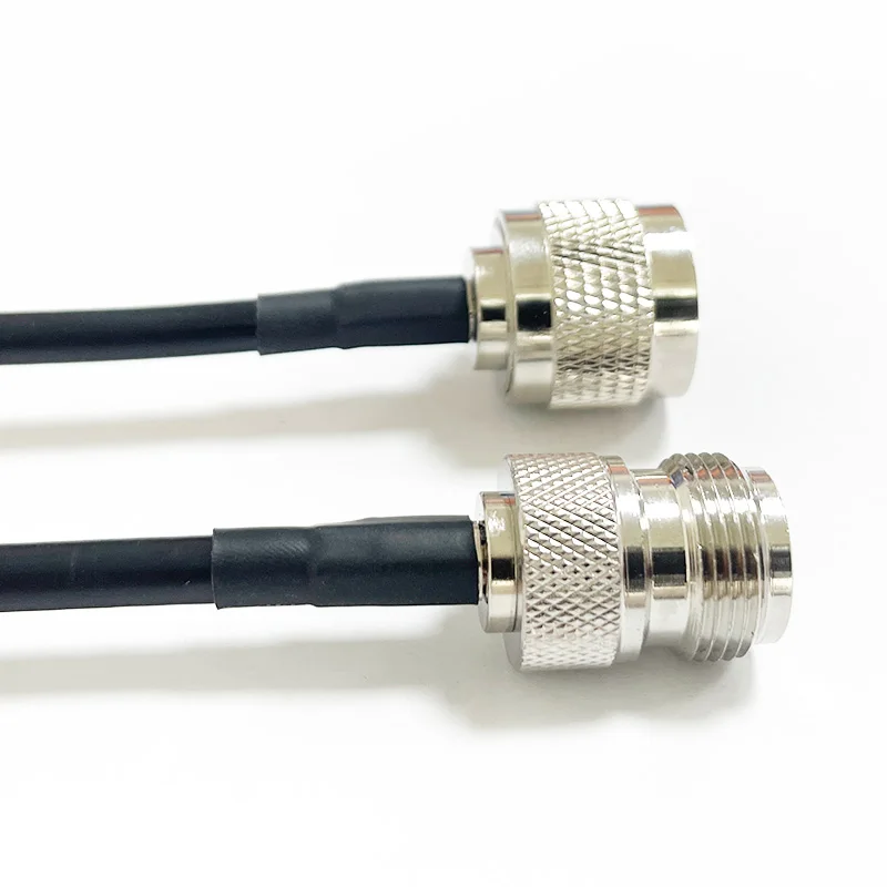 N Male Plug to N Female Cable, RG58 SMA Male to N Female Bulkhead Mount Cable