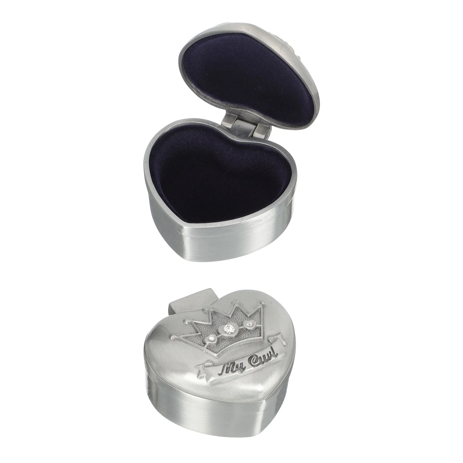 2 Pcs Nipple Hair Box Ornaments for Kids Baby Teeth Holder Gift Alloy Tooth Keepsake Container Zinc