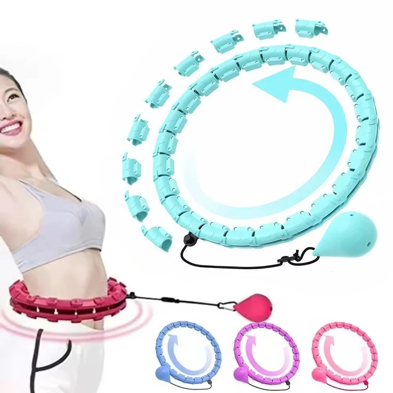 Aro Hula de masaje inteligente para deportes y Fitness, cintura delgada desmontable y no se caiga debido a gravedad, Hula Hoop práctico