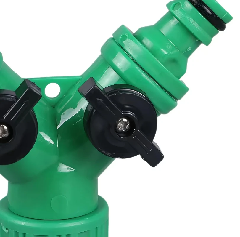 2 Way Garden Water Pipe Connectors Pipe Adapter Y Shape Hose Splitter Valve Three Way Plastic Valve With Switch Shunt Valve 2025