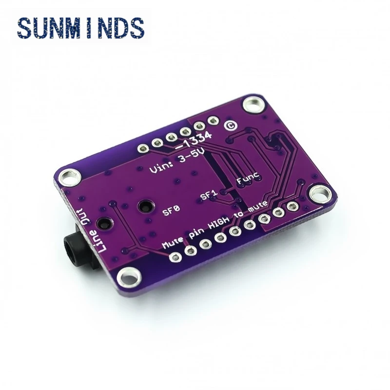 1pcs UDA1334A DAC Module CJMCU-1334 UDA1334A I2S DAC Audio Stereo Decoder Module Board For Arduino 3.3V - 5V