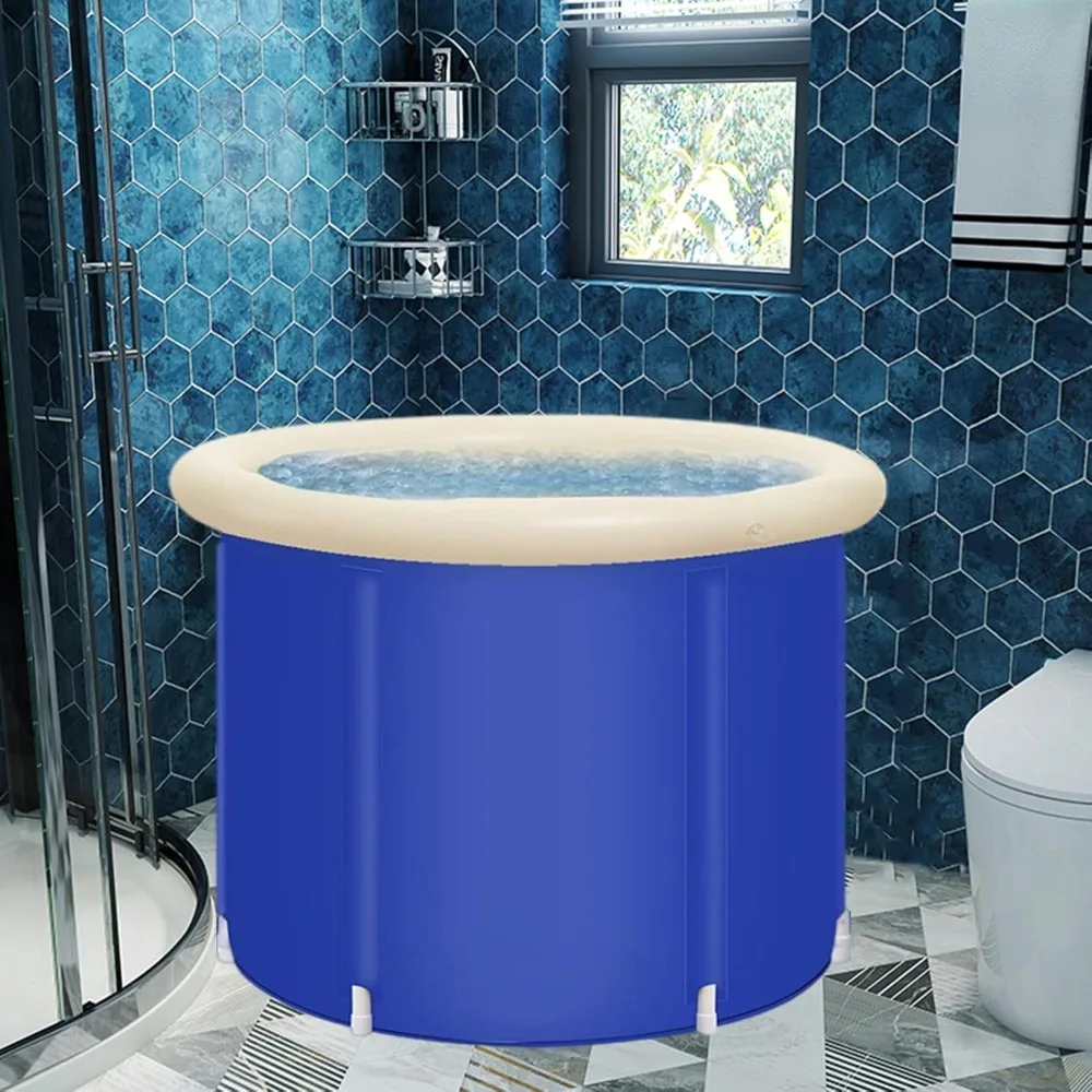 

Inflatable Tub for Adults,Inflatable Portable Bathtub for Outdoor Freestanding Soaking Cold Therapy Foldable Tub
