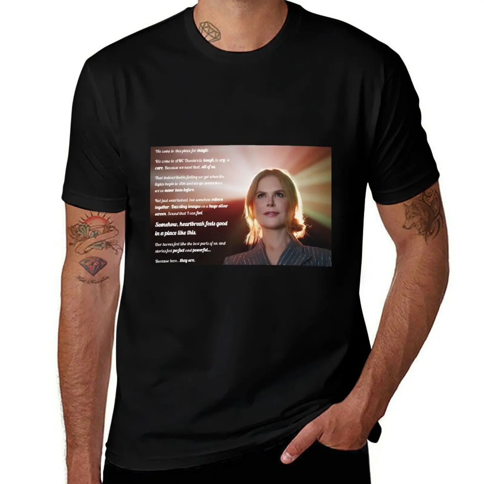 Somehow, heartbreak feels good in a place like this T-Shirt Relaxed Casual Short Sleeve Tee
