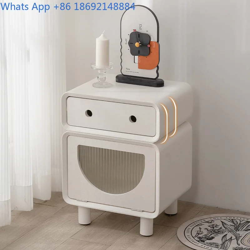 الشمال خمر السرير الجدول غرفة نوم المنزل خزانة صغيرة كريم نمط الإبداعية السرير المنظم