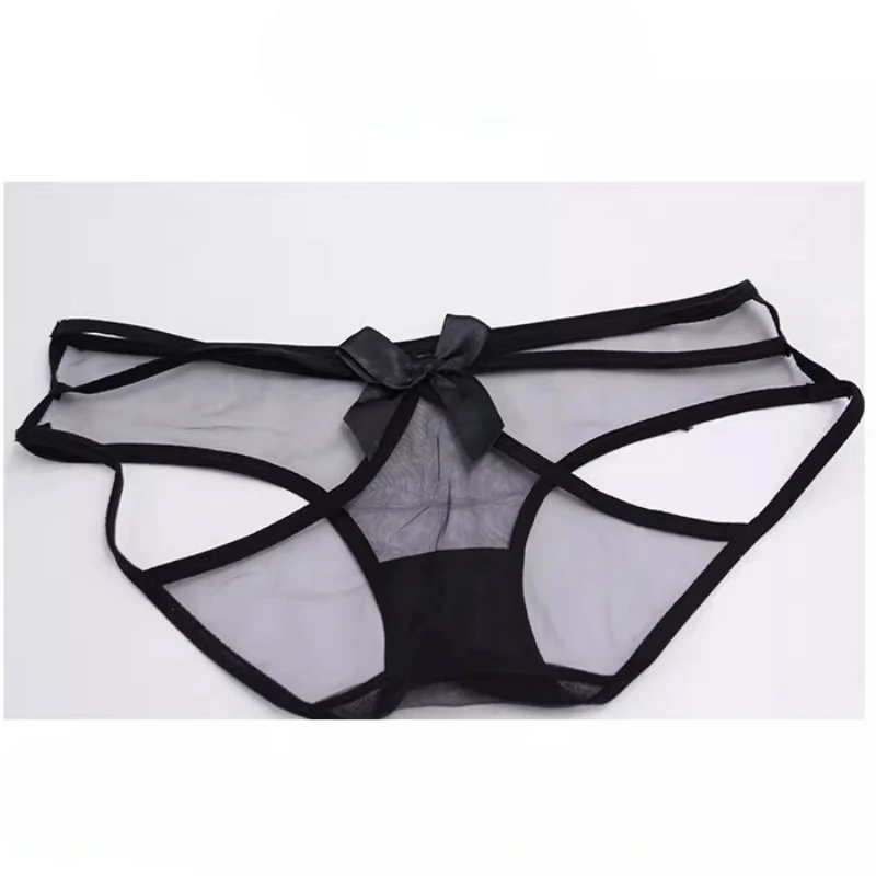 Anime Lace Fairies Mesh See Through Sleeping Dress Set Sexy Transparent Underwear Backless Bandage Underwear Role Play Outfits view 5