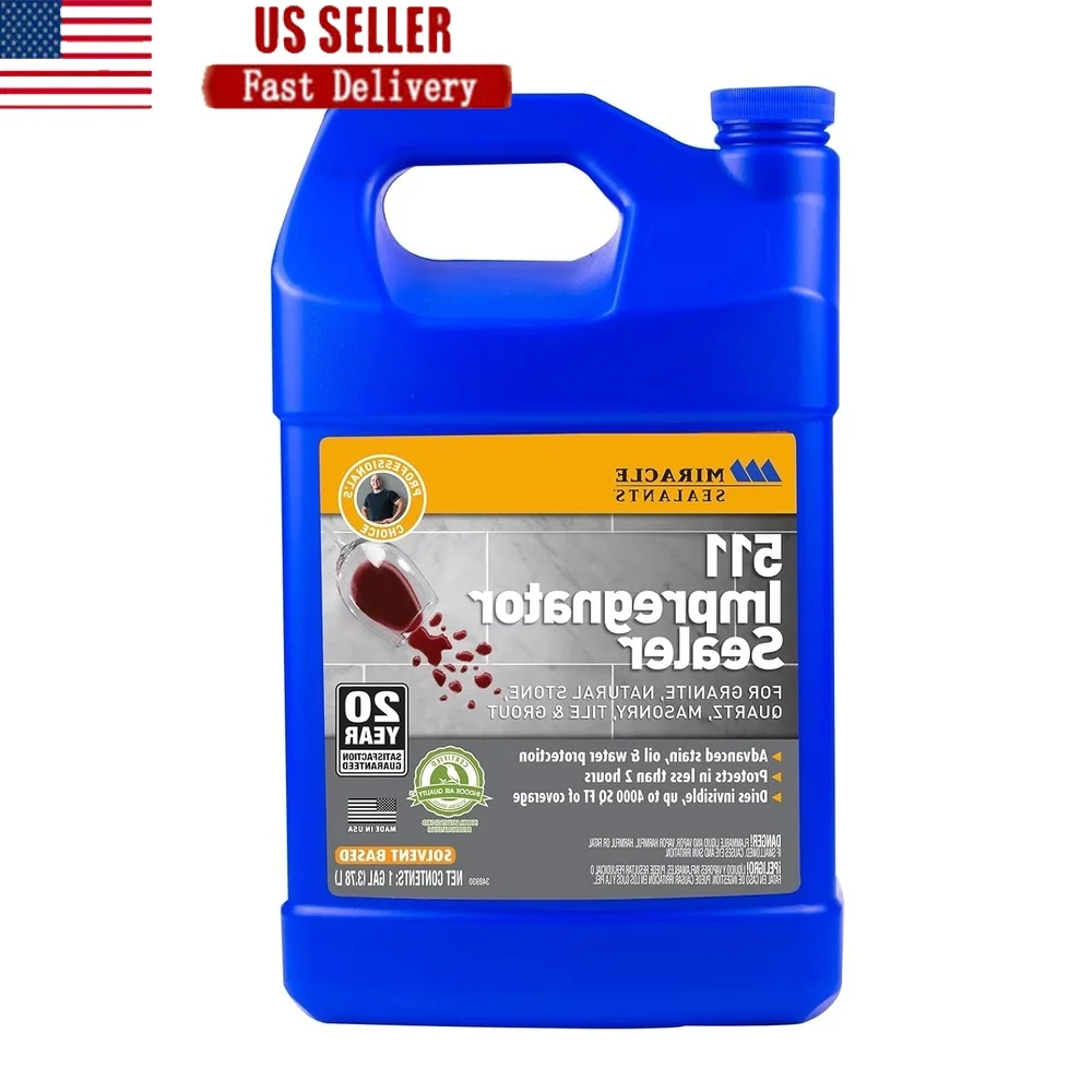 

Advanced Penetrating Sealer Stone Tile Grout Protects Against Water Stains Slippage Easy Application Indoor Outdoor Use